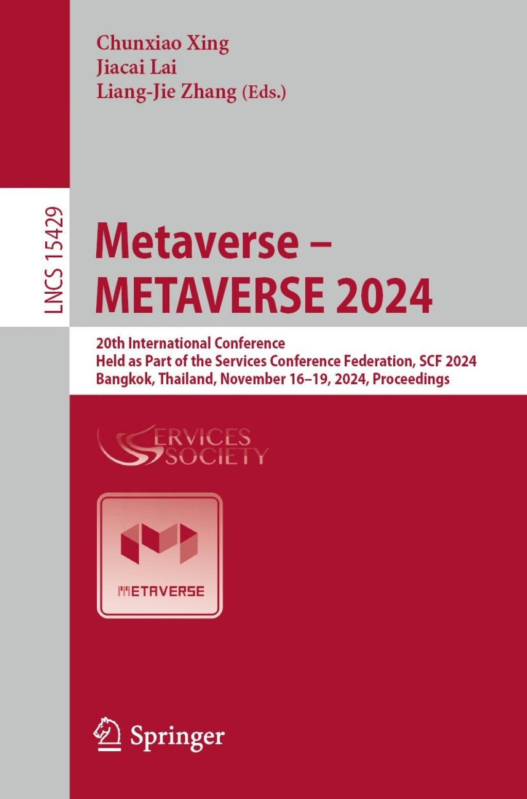 Metaverse – METAVERSE 2024 20th International Conference, Held as Part of the Services Conference Federation, SCF 2024, Bangkok, Thailand, November 16-19, 2024, Proceedings