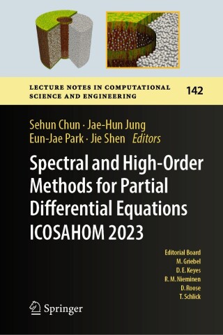 Cover image: Spectral and High-Order Methods for Partial Differential Equations ICOSAHOM 2023 9783031769870