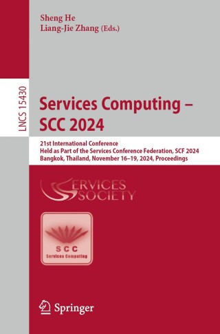 Imagen de portada: Services Computing – SCC 2024 9783031769993