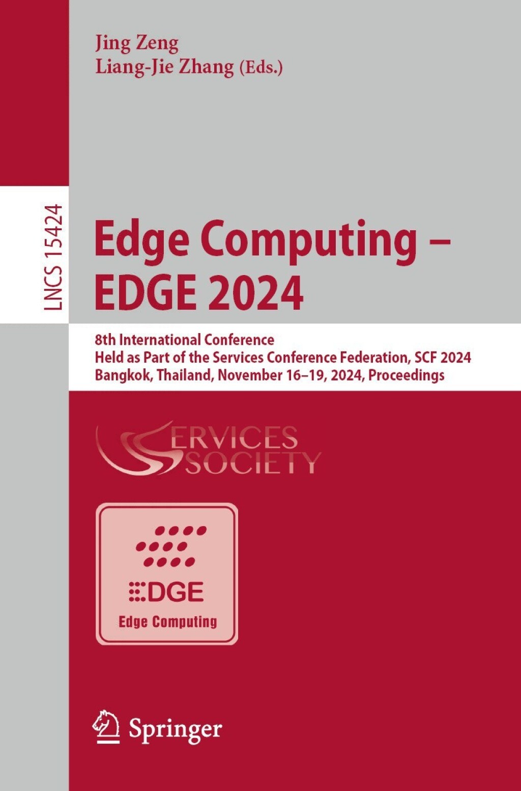 Edge Computing – EDGE 2024 8th International Conference, Held as Part of the Services Conference Federation, SCF 2024, Bangkok, Thailand, November 16-19, 2024, Proceedings