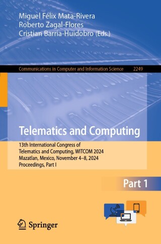 Imagen de portada: Telematics and Computing 9783031772894