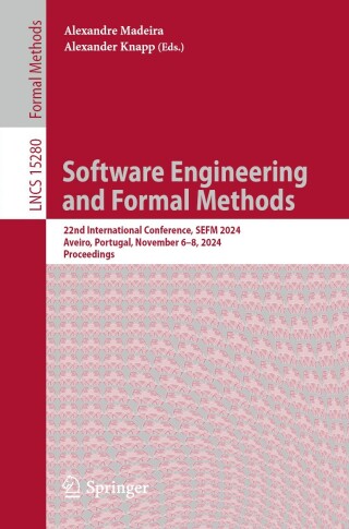 Cover image: Software Engineering and Formal Methods 9783031773815