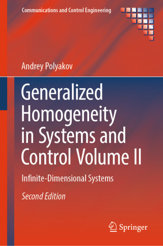 Imagen de portada: Generalized Homogeneity in Systems and Control Volume II 2nd edition 9783031774959