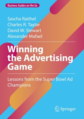 Cover image: Winning the Advertising Game 9783031775055