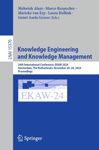 Cover image: Knowledge Engineering and Knowledge Management 9783031777912