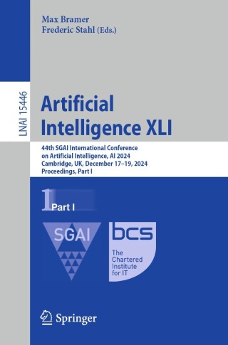 Imagen de portada: Artificial Intelligence XLI 9783031779145