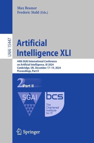 Immagine di copertina: Artificial Intelligence XLI 9783031779176