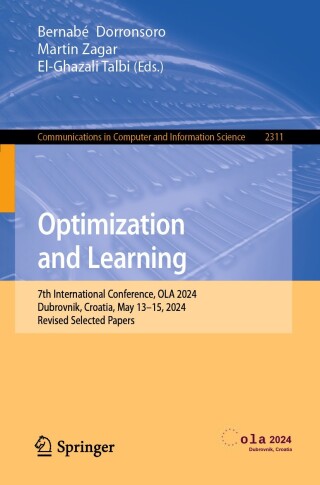 Cover image: Optimization and Learning 9783031779404