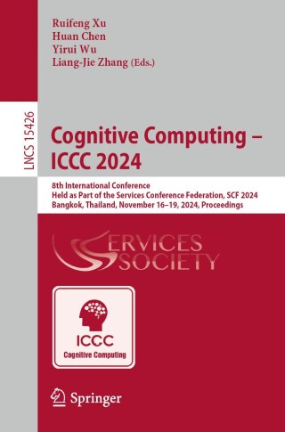 Titelbild: Cognitive Computing - ICCC 2024 9783031779534