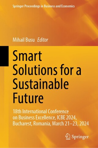 Cover image: Smart Solutions for a Sustainable Future 9783031781780