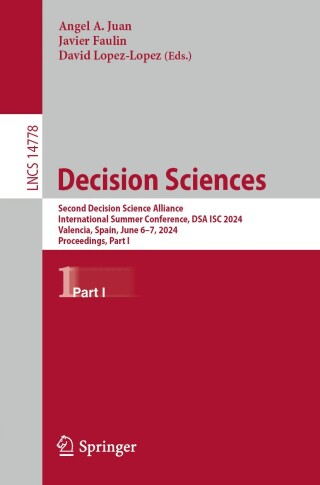 Imagen de portada: Decision Sciences 9783031782374