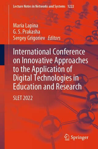 Cover image: International Conference on Innovative Approaches to the Application of Digital Technologies in Education and Research 9783031787751