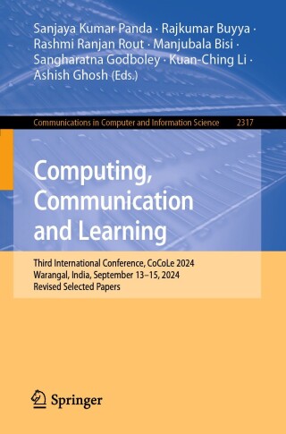 Imagen de portada: Computing, Communication and Learning 9783031790409