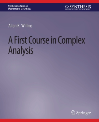 Cover image: A First Course in Complex Analysis 9783031791710