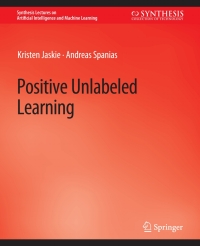 Imagen de portada: Positive Unlabeled Learning 9783031791734