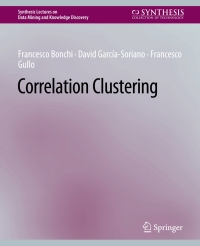 Cover image: Correlation Clustering 9783031792229