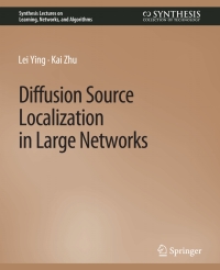 Cover image: Diffusion Source Localization in Large Networks 9783031792861