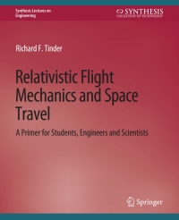 Cover image: Relativistic Flight Mechanics and Space Travel 9783031792960