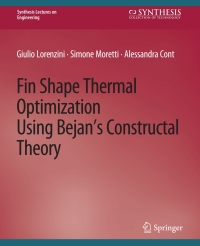 Cover image: Fin-Shape Thermal Optimization Using Bejan's Constuctal Theory 9783031793325