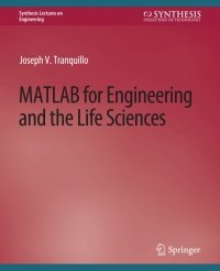Cover image: MATLAB for Engineering and the Life Sciences 9783031793387
