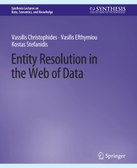 Cover image: Entity Resolution in the Web of Data 9783031794674