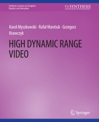 Cover image: High Dynamic Range Video 9783031795275