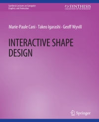 Imagen de portada: Interactive Shape Design 9783031795336