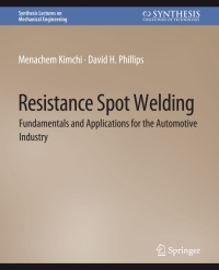 Cover image: Resistance Spot Welding 9783031795756