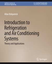 Imagen de portada: Introduction to Refrigeration and Air Conditioning Systems 9783031795787