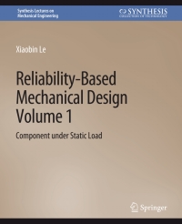 Titelbild: Reliability-Based Mechanical Design, Volume 1 9783031796388