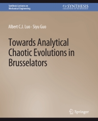 Immagine di copertina: Towards Analytical Chaotic Evolutions in Brusselators 9783031796623
