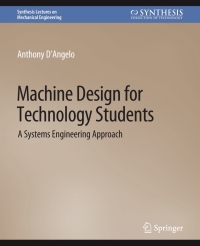 Cover image: Machine Design for Technology Students 9783031796869