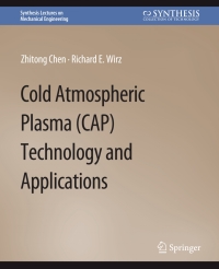 Cover image: Cold Atmospheric Plasma (CAP) Technology and Applications 9783031797026