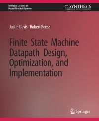 Imagen de portada: Finite State Machine Datapath Design, Optimization, and Implementation 9783031797750