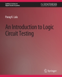 Cover image: An Introduction to Logic Circuit Testing 9783031797842