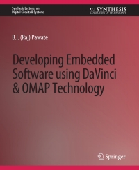 Cover image: Developing Embedded Software using DaVinci and OMAP Technology 9783031797934