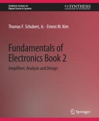 Cover image: Fundamentals of Electronics 9783031798757