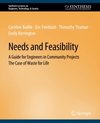 Cover image: Needs and Feasibility 9783031799570