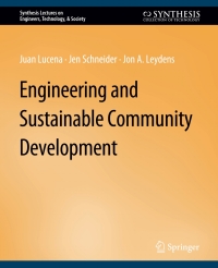 Titelbild: Engineering and Sustainable Community Development 9783031799600