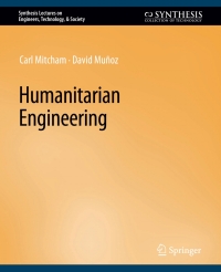 Cover image: Humanitarian Engineering 9783031799631