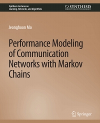 Cover image: Performance Modeling of Communication Networks with Markov Chains 9783031799884