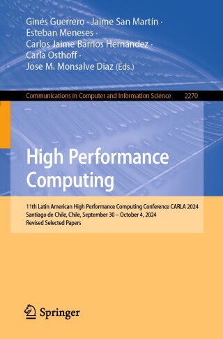 Cover image: High Performance Computing 9783031800832