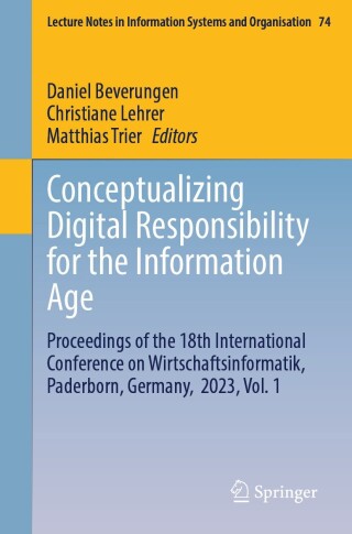 表紙画像: Conceptualizing Digital Responsibility for the Information Age 9783031801181