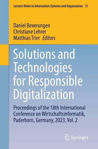 Imagen de portada: Solutions and Technologies for Responsible Digitalization 9783031801211