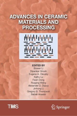 Imagen de portada: Advances in Ceramic Materials and Processing 9783031806636