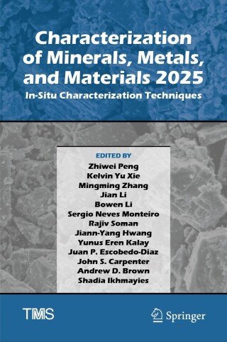 Cover image: Characterization of Minerals, Metals, and Materials 2025 9783031806797