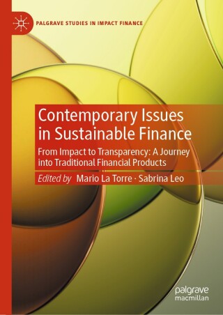 Cover image: Contemporary Issues in Sustainable Finance 9783031811777
