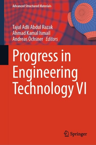 Cover image: Progress in Engineering Technology VI 9783031815164