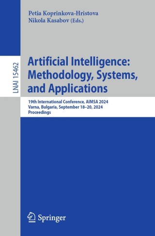 Cover image: Artificial Intelligence: Methodology, Systems, and Applications 9783031815416