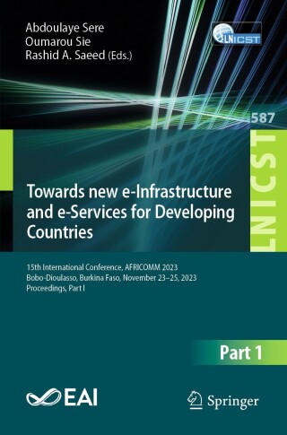Imagen de portada: Towards new e-Infrastructure and e-Services for Developing Countries 9783031815690